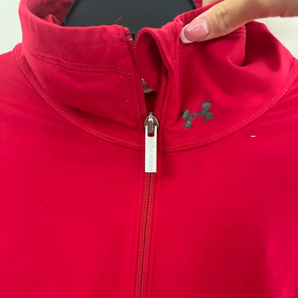 Under Armour Women's Vibrant Red Ski Jacket - Picture 2 of 5